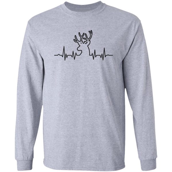 deer hunting heartbeat long sleeve