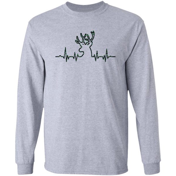 deer hunting heartbeat long sleeve