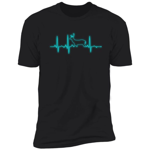 deer hunting heartbeat shirt