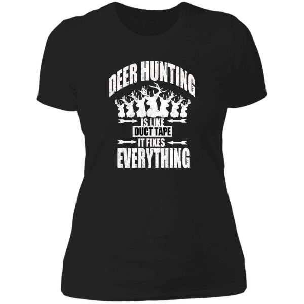 deer hunting lady t-shirt