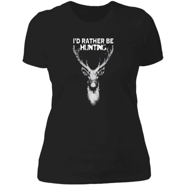 deer hunting lady t-shirt