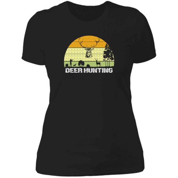 deer hunting lady t-shirt