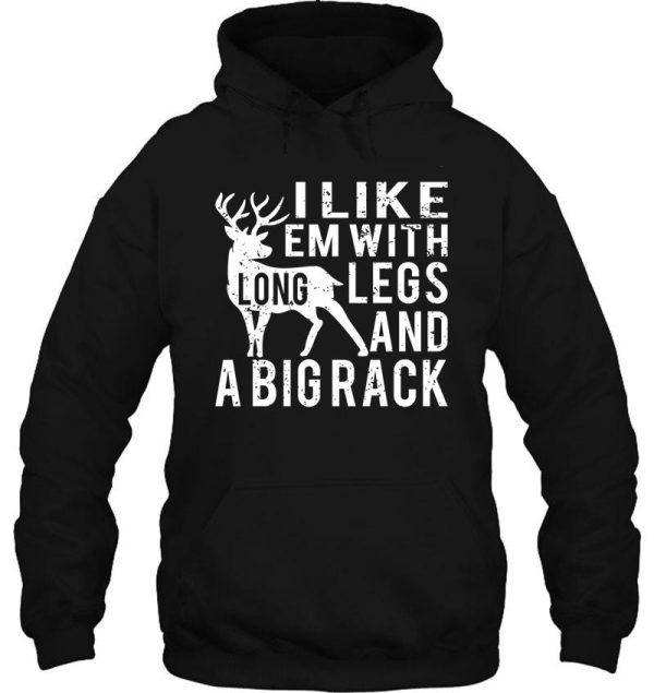 deer hunting quote for hunters big rack hoodie