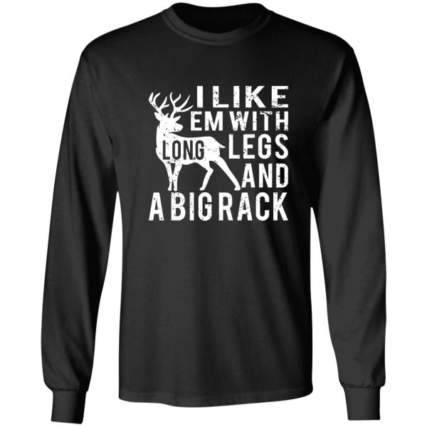 deer hunting quote for hunters big rack long sleeve