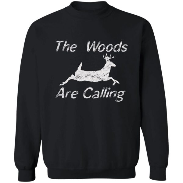 deer hunting running buck calling sweatshirt