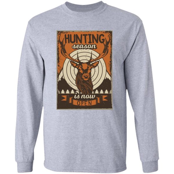 deer hunting season is now open fast food deer hunting long sleeve