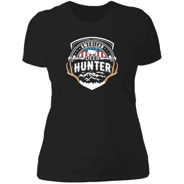 deer hunting shirt gift proud hunter lady t-shirt