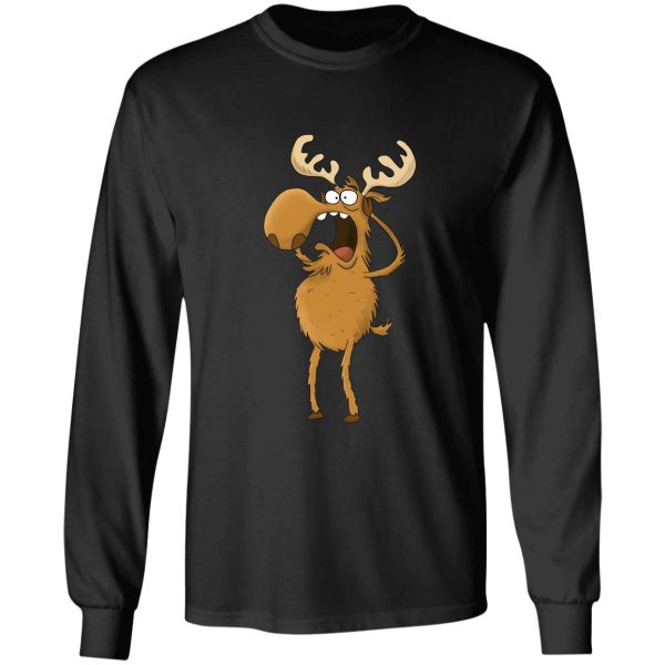 deer illustration long sleeve