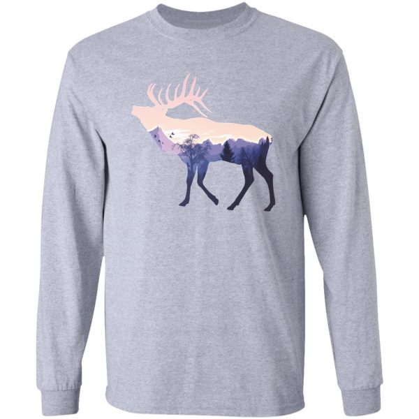 deer mountains wilderness long sleeve