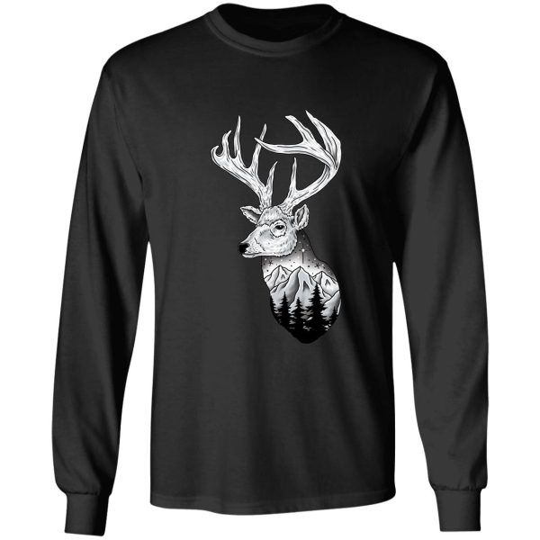 deer & nature long sleeve