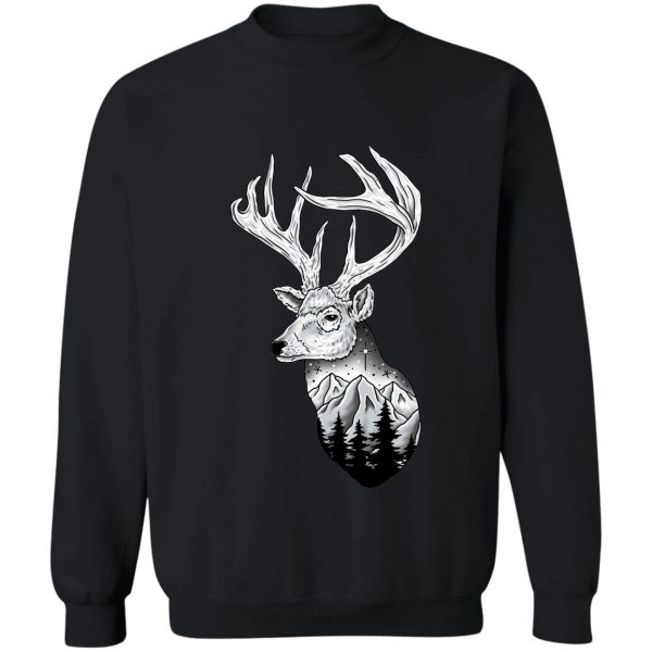 deer & nature sweatshirt