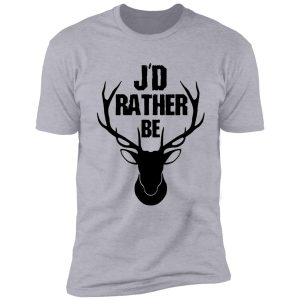 deer of rather be patch shirt