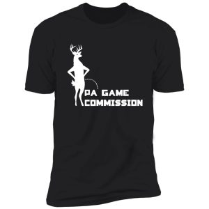 deer peeing on pa game commission shirt
