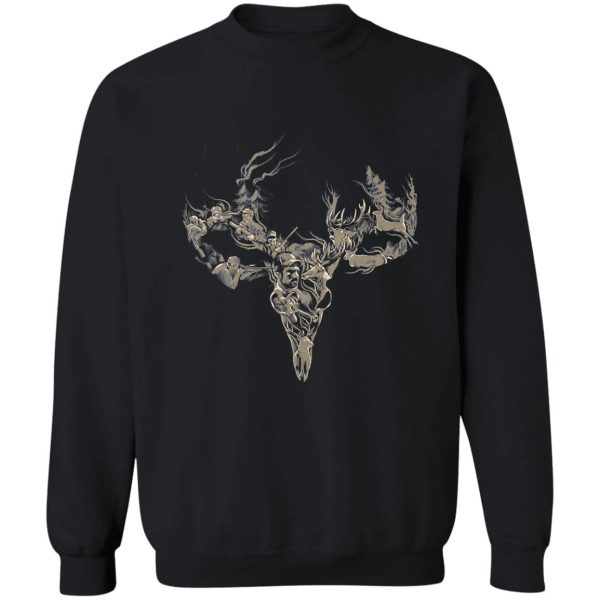 deer skull shirt sweatshirt