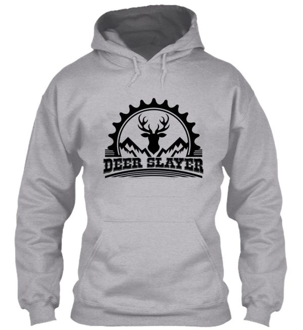 deer slayer hunter killer buck hunting season outdoor target bow lover hoodie