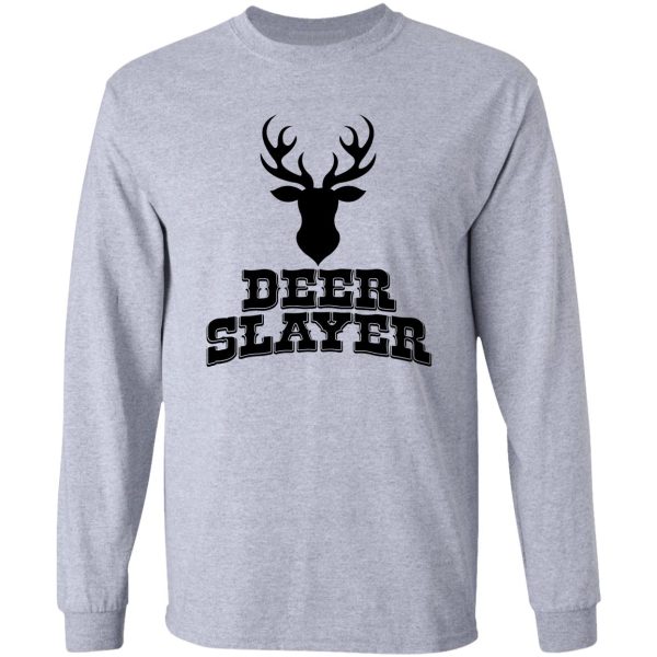 deer slayer hunter killer buck hunting season outdoor target bow lover long sleeve