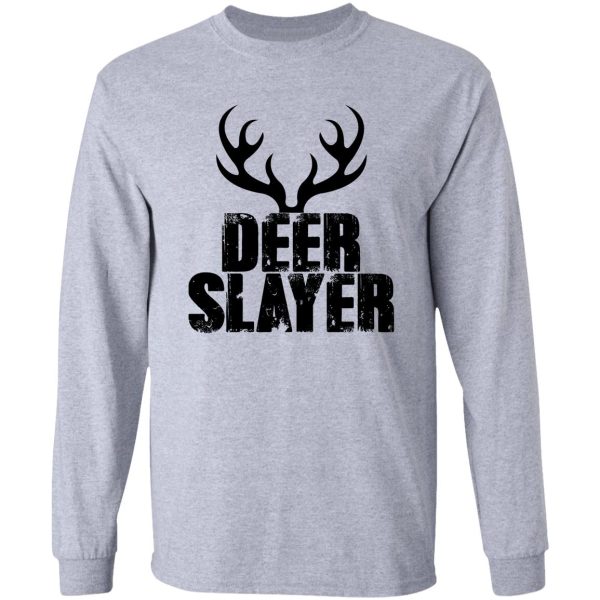 deer slayer hunter killer buck hunting season outdoor target bow lover long sleeve