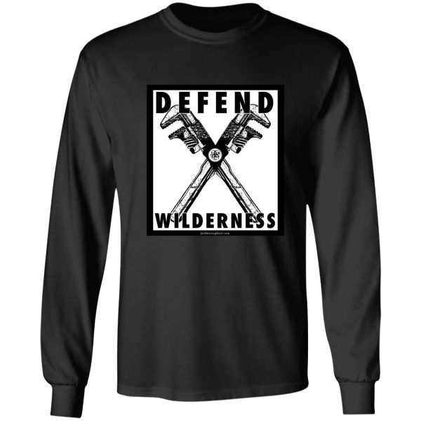 defend wilderness - monkey wrenches long sleeve