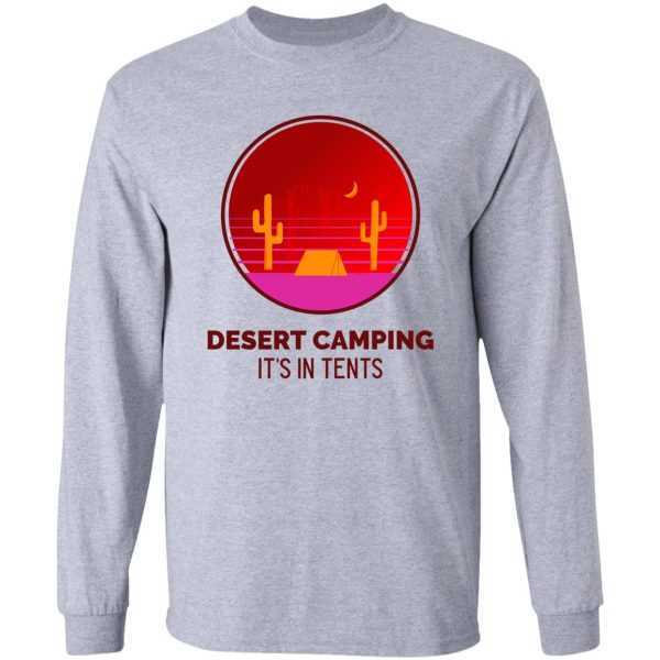 desert camping long sleeve