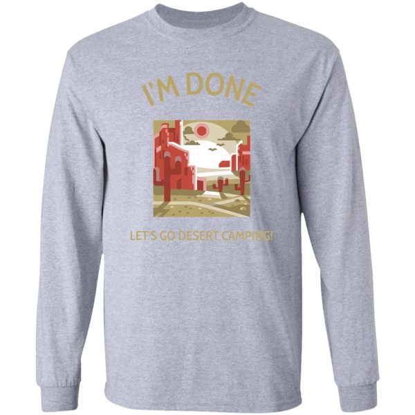 desert camping long sleeve