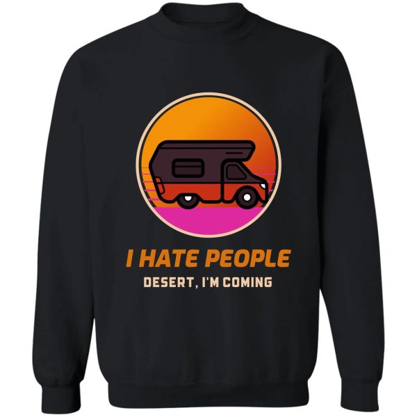 desert camping sweatshirt