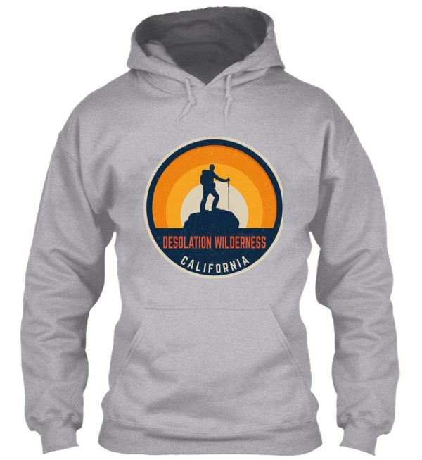 desolation wilderness california hiking hoodie