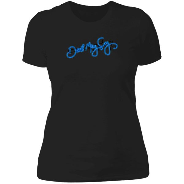 devil may cry 5 - nico camper neon sign- lady t-shirt