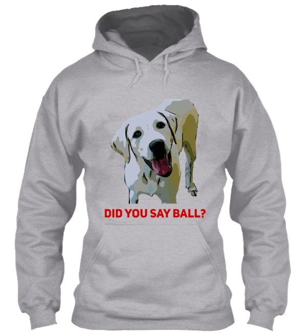 did you say ball yellow labrador retriever hoodie