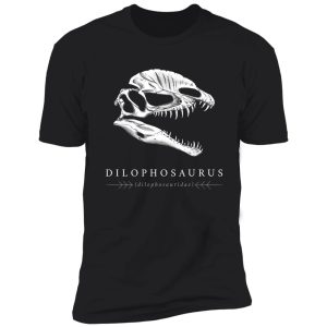 dilophosaurus dinosaur skull shirt