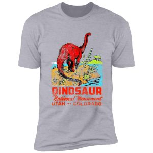 dinosaur national monument utah colorado vintage travel decal shirt