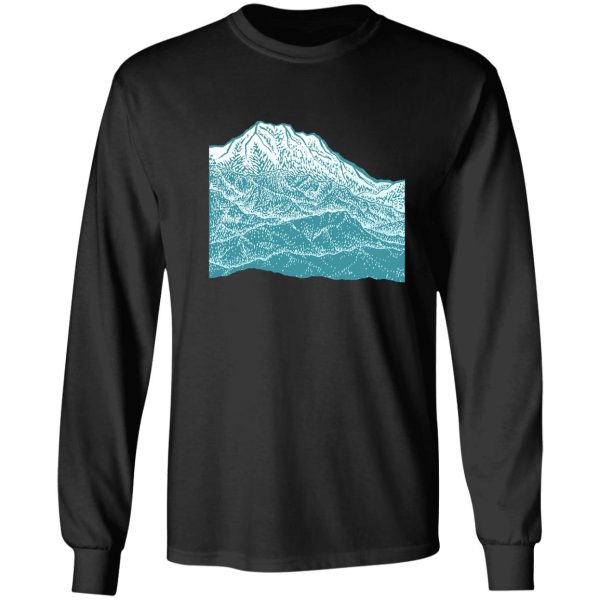 distant snow- 遠雪 linocut long sleeve