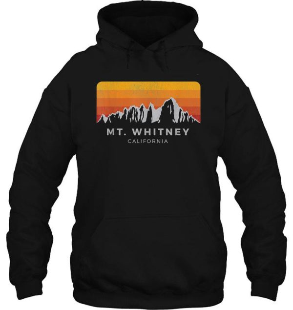 distressed mt whitney california sunrise hoodie