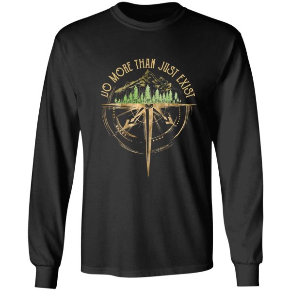 do more than just exist retro vintage camping tee long sleeve