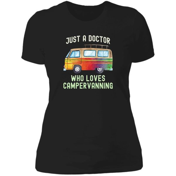 doctor loves campervanning lady t-shirt