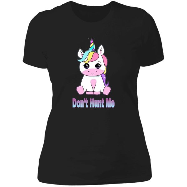 dont hunt me lady t-shirt