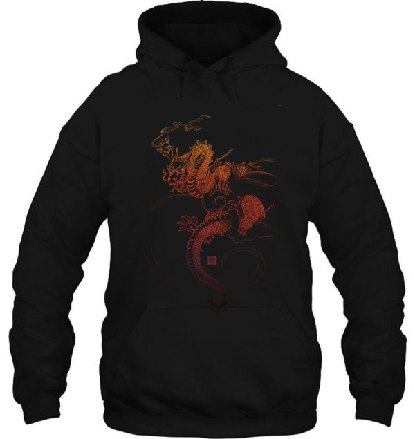 dragon in the clouds hoodie