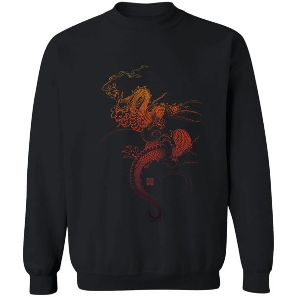 dragon in the clouds sweatshirt