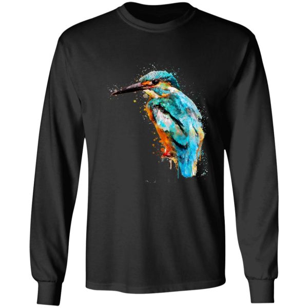 dramabite watercolor kingfisher long sleeve