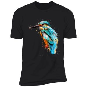 dramabite watercolor kingfisher shirt