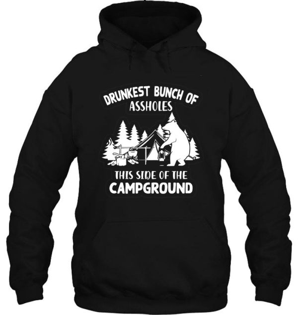 drunkest bunch of assholes hoodie