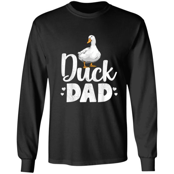 duck dad funny water ducklings long sleeve