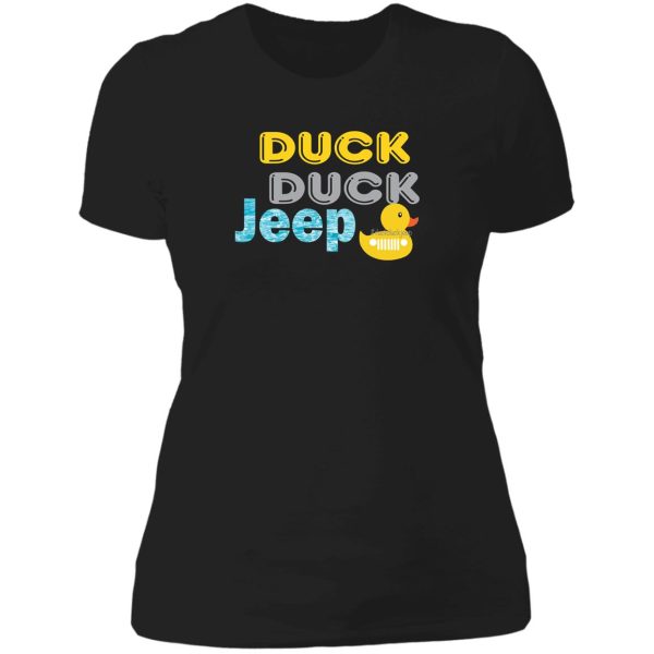 duck duck jeep lady t-shirt