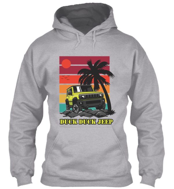 duck duck jeep summer vintage hoodie