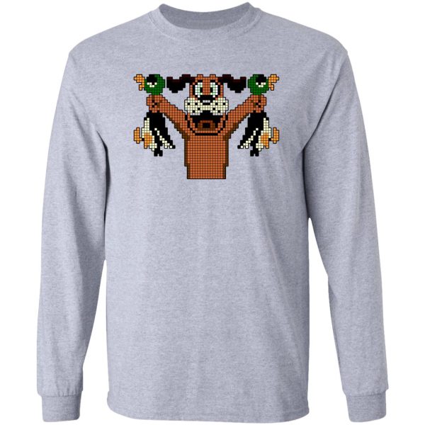 duck hunt - video game dog long sleeve
