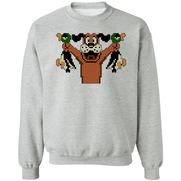 duck hunt - video game dog sweatshirt