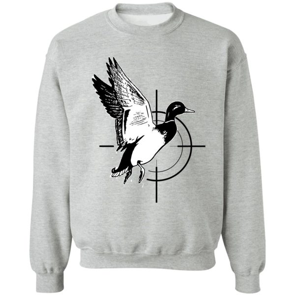 duck hunting stickers sweatshirt