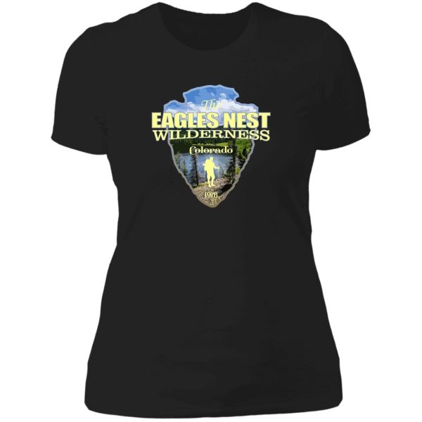 eagles nest wilderness (arrowhead) lady t-shirt