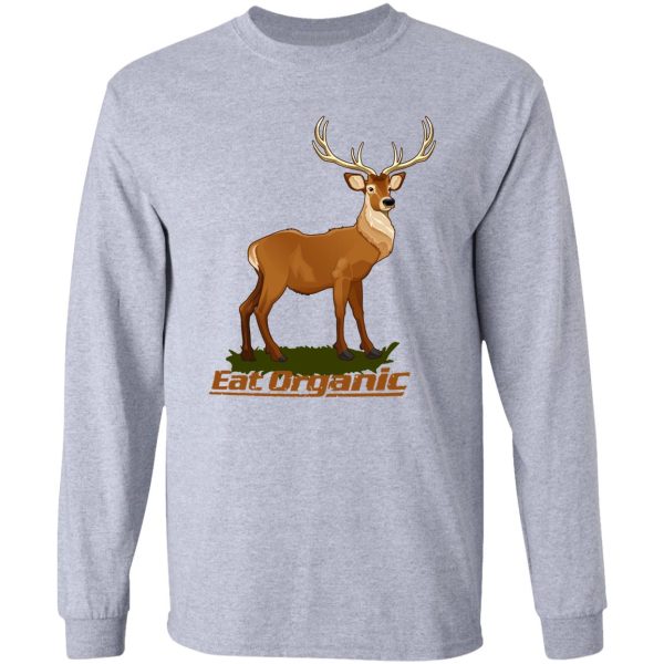 eat organic deer hunting long sleeve