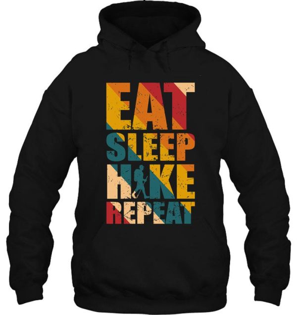 eat sleep hike repeat hoodie