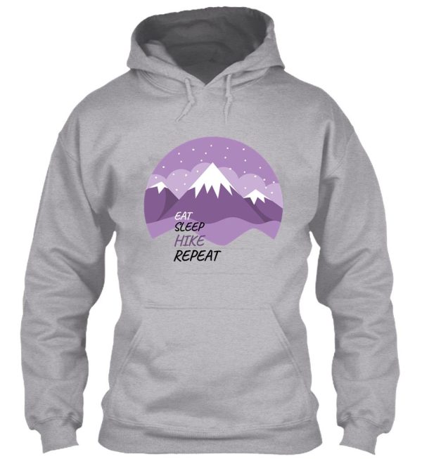 eat sleep hike repeat hoodie